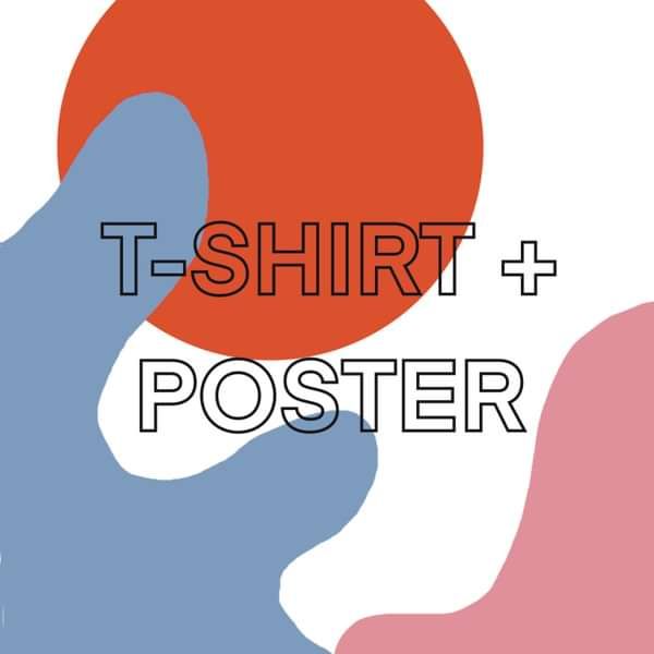 Bundle: T-shirt + Art Print Poster - THE DEEP BLUE