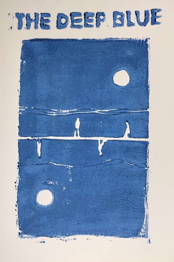 Lino Print - THE DEEP BLUE