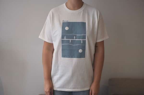 White and Blue Sugarcoat T-shirt - THE DEEP BLUE