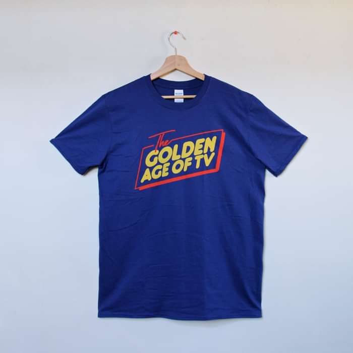 TGAOTV T-Shirt (Blue) - THE GOLDEN AGE OF TV