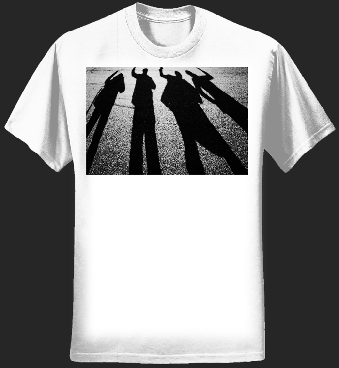 Shadowy Figures alt T Shirt - THE GOLD NEEDLES