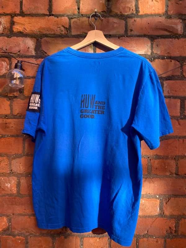 Deep Blue T (Back print and Patch) - The Greater Good