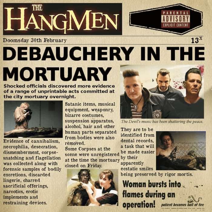 Debauchery In The Mortuary (CD & DL) - The Hangmen