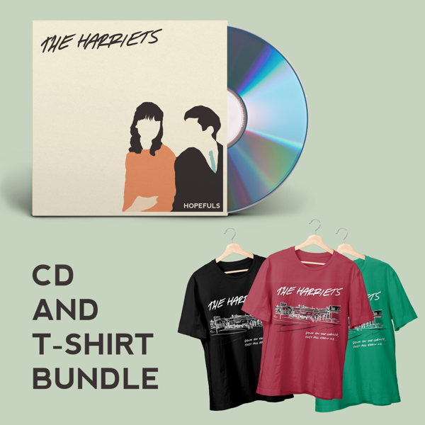 Hopefuls - CD + T-Shirt bundle - The Harriets