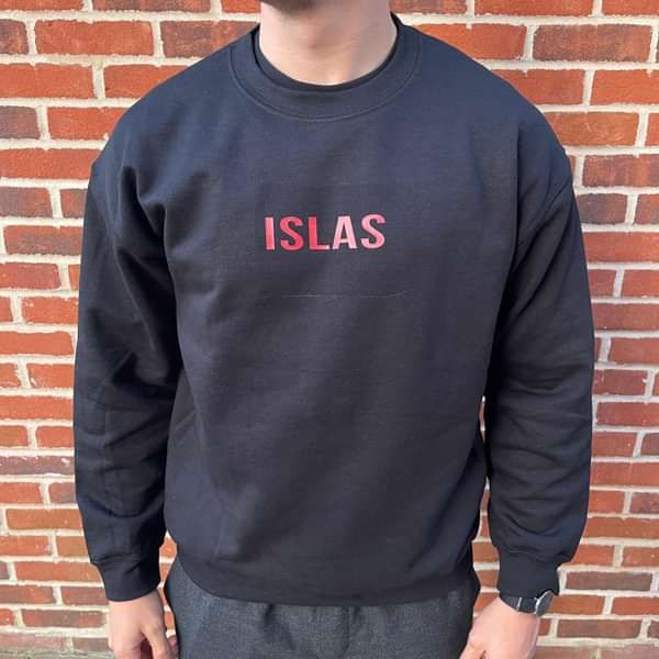 ISLAS x OBLIVION | Crew Neck Sweater (Black) - THE ISLAS