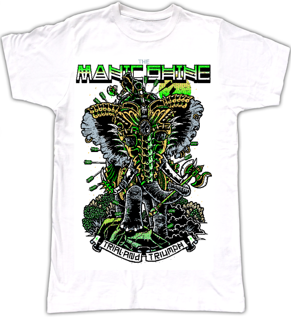War Elephant T Shirt *Green Special* - The Manic Shine