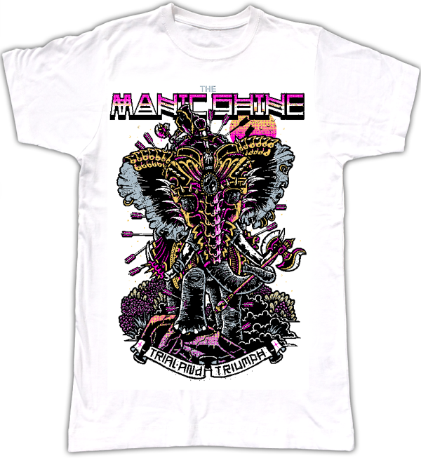 War Elephant T Shirt *Pink Special* - The Manic Shine