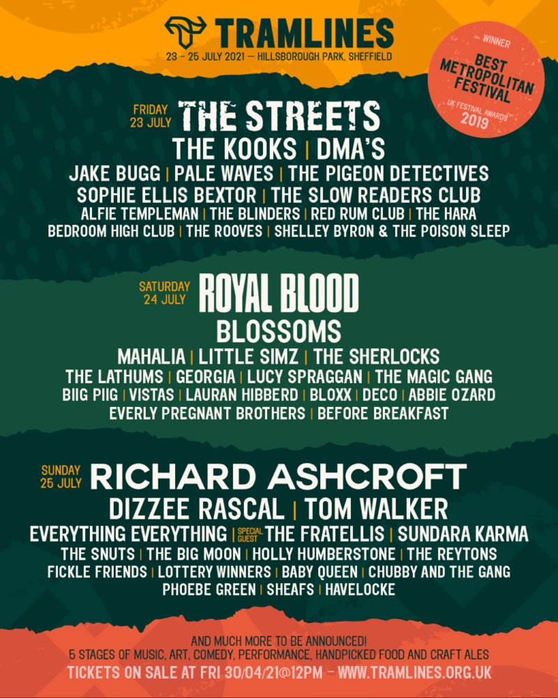 Tramlines Festival At Hillsborough Park Sheffield On 23 Jul 21