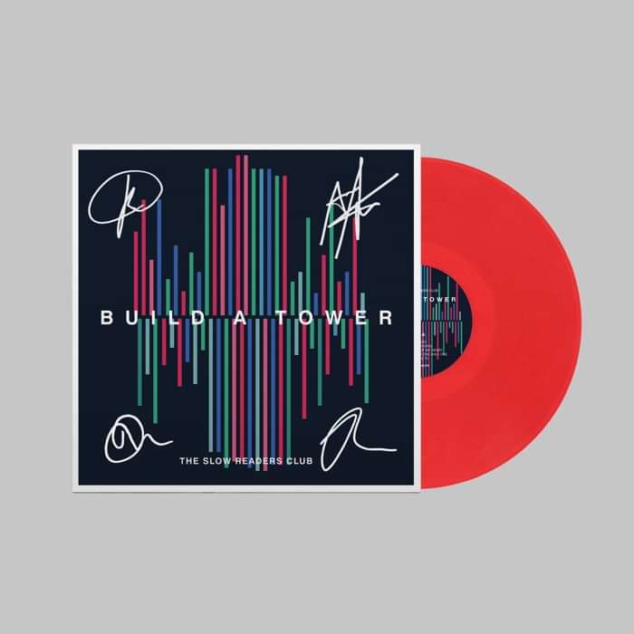 Build A Tower - Cherry Red 12" Vinyl - Signed [Standard Colourway] - The Slow Readers Club