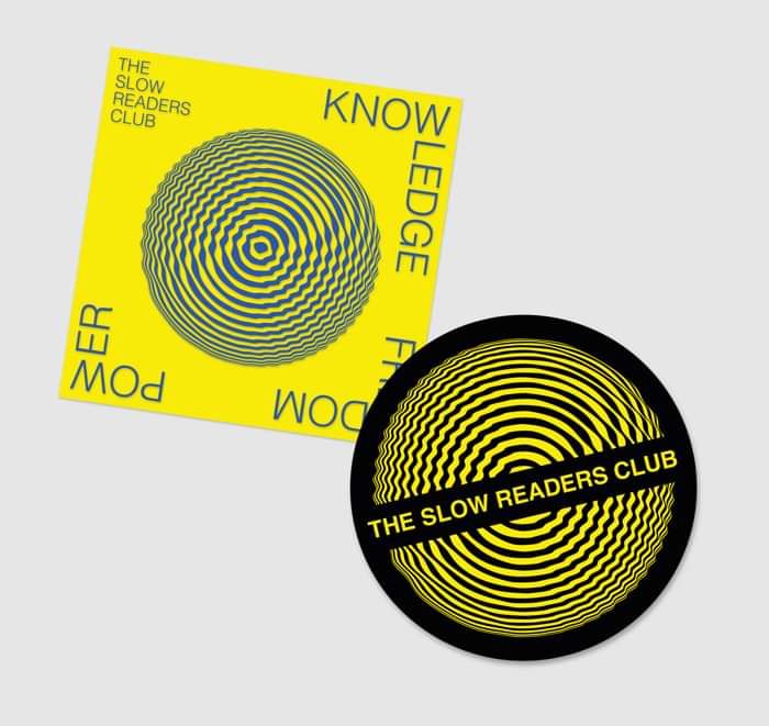 Knowledge Freedom Power Pin Badges - The Slow Readers Club