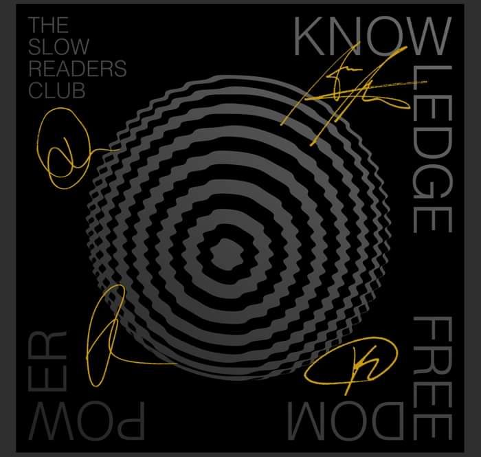 Knowledge Freedom Power Signed Art Print (Black-Out Edition) - The Slow Readers Club
