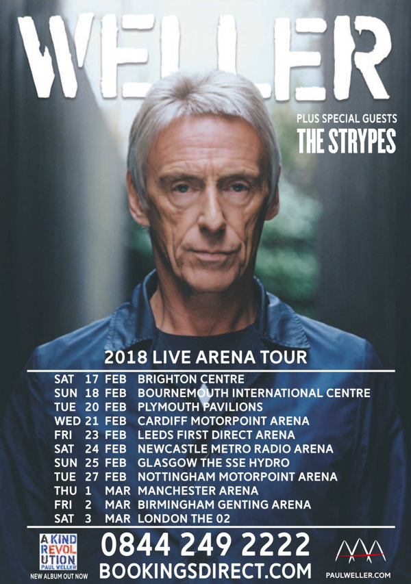 Paul Weller Tour at Nottingham Motorpoint Arena, Nottingham on 27 Feb 2018