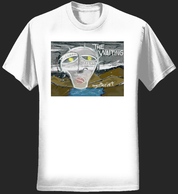 Mens Mysteriet Tee (White) - The Waiting