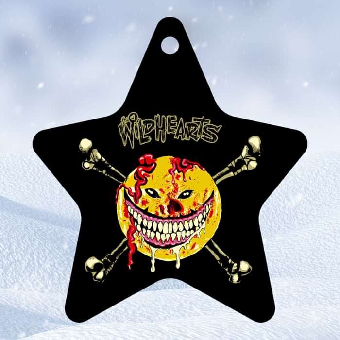 The Wildhearts - 'Star' Wooden Christmas Decoration - The Wildhearts