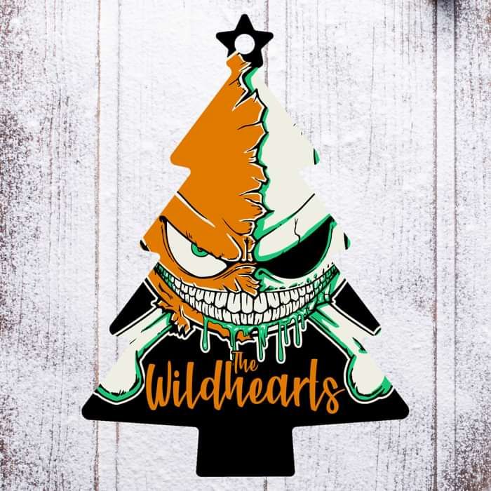 The Wildhearts - 'Tree' Wooden Christmas Decoration - The Wildhearts