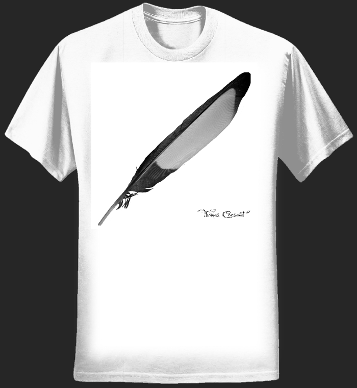 Magpie Feather Shirt - Thomas Corsaut