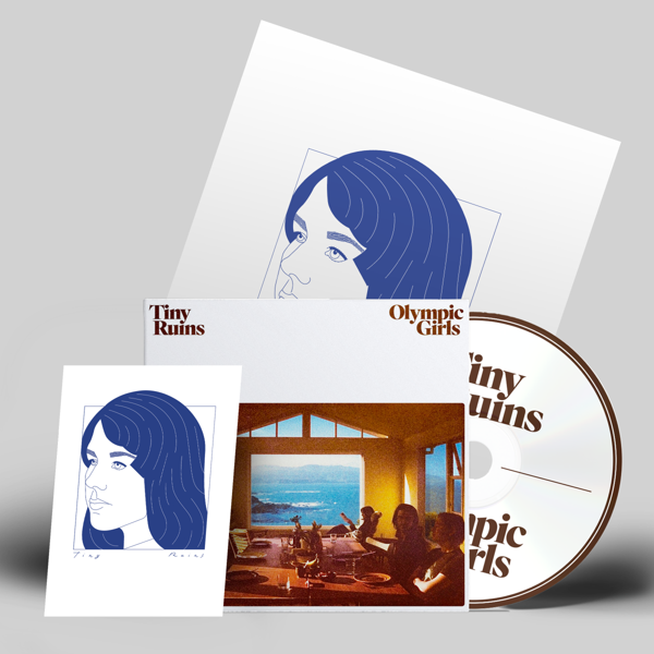 OLYMPIC GIRLS CD + PRINT - Tiny Ruins