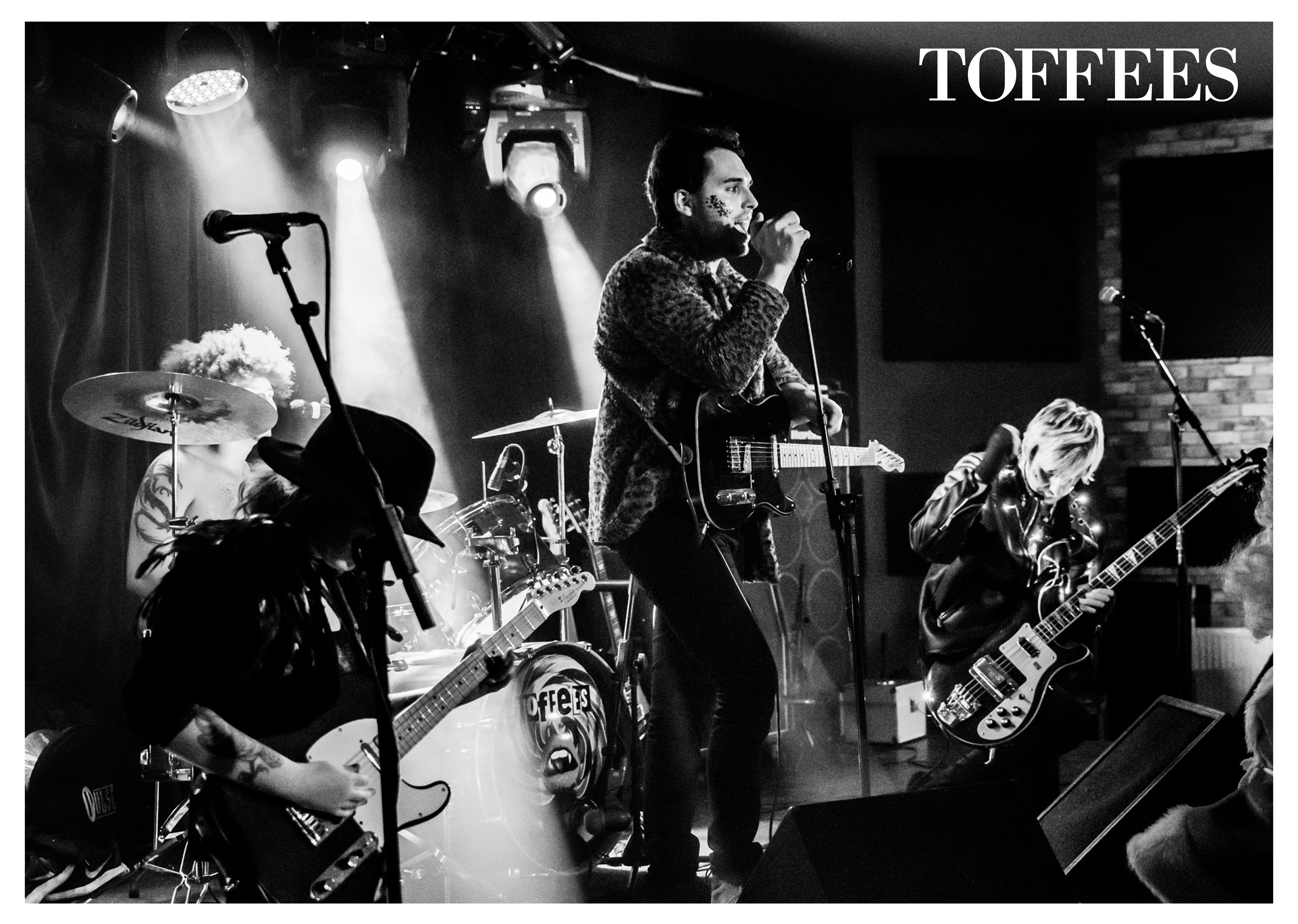 Toffees Full Band Poster - TOFFEES