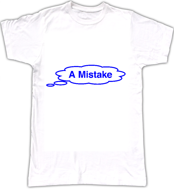 A Mistake T-shirt - Tom Vek