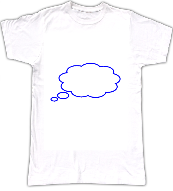 Empty Thought Bubble T-Shirt - Tom Vek