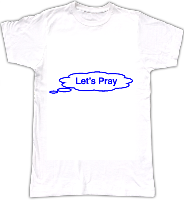 Let's Pray T-shirt - Tom Vek