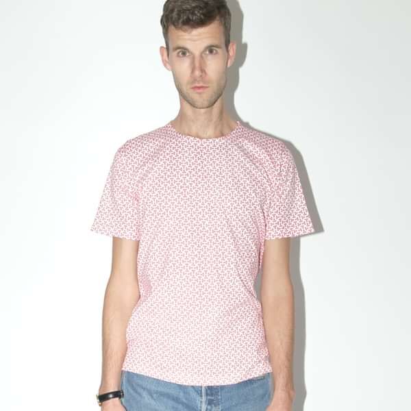 SALE T Pattern T-shirt - Tom Vek