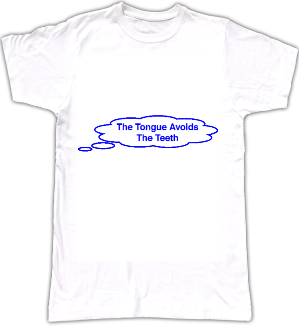The Tongue Avoids The Teeth T-shirt - Tom Vek