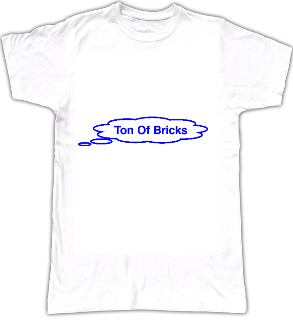 Ton Of Bricks T-shirt - Tom Vek