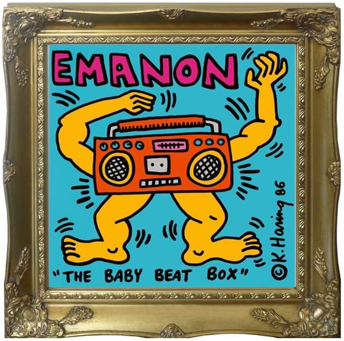"The Baby Beat Box" KEITH HARING (Framed) - DJ Trendy wendy