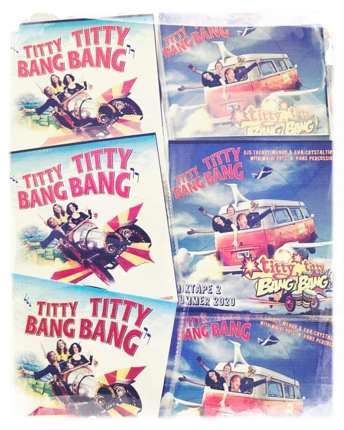 TittyTitty Bang Bang MIXTAPEs 1 & 2 on vinyl-look CD! - DJ Trendy wendy