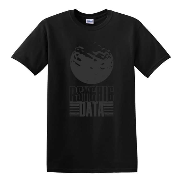 Psychic Data Logo T-Shirt (Grey on Black) - TVAM