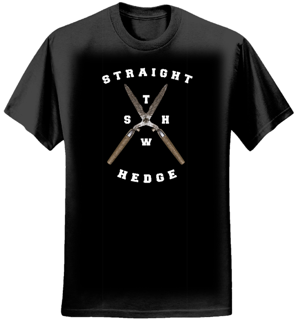 Tunbridge Wells Straight Hedge (Black Tee) - Tunbridge Wells Forum
