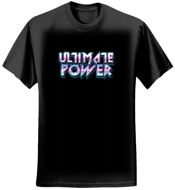 Ultimate Power Black Tee 2 - Mens - Ultimate Power
