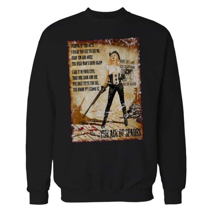 Motörhead Mike Mayhew Ace of Spades Official Sweatshirt (Black) - Urban Species