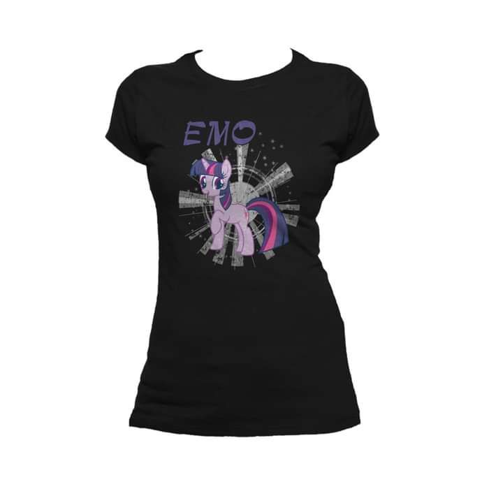 My Little Pony Emo Official Women's T-shirt (Black) - Urban Species
