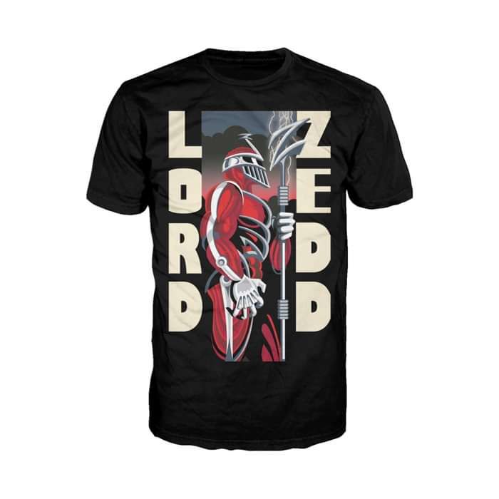 Power Rangers Logo Lord Zedd Official Men's T-shirt (Black) - Urban Species