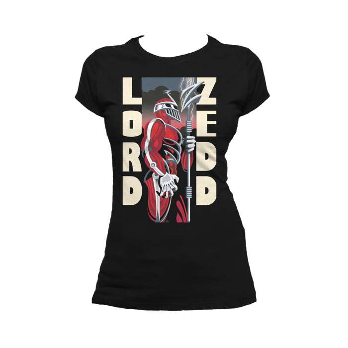 Power Rangers Logo Lord Zedd Official Women's T-shirt (Black) - Urban Species