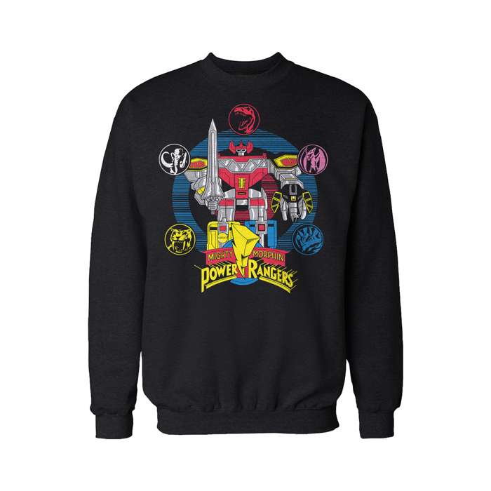 Power Rangers Megazord Official Sweatshirt (Black) - Urban Species