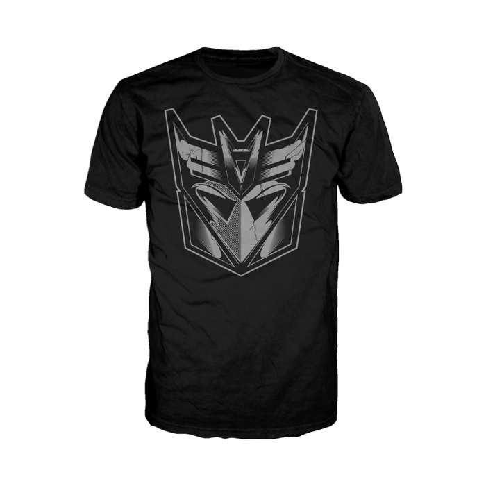 Transformers Decepticons Shield Official Men's T-shirt (Black) - Urban Species