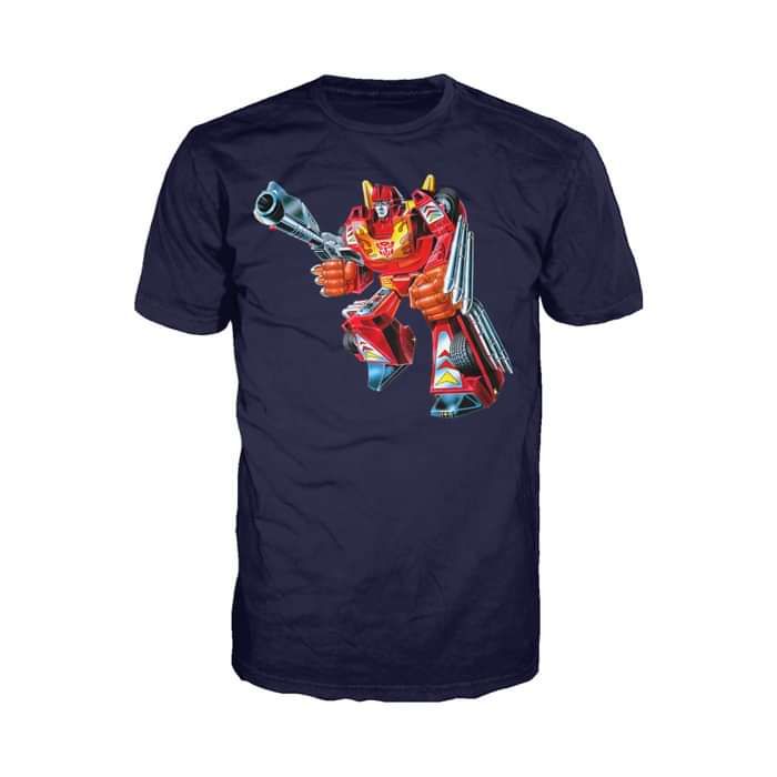 Transformers Hot Rod G1 Official Men's T-shirt (Navy) - Urban Species