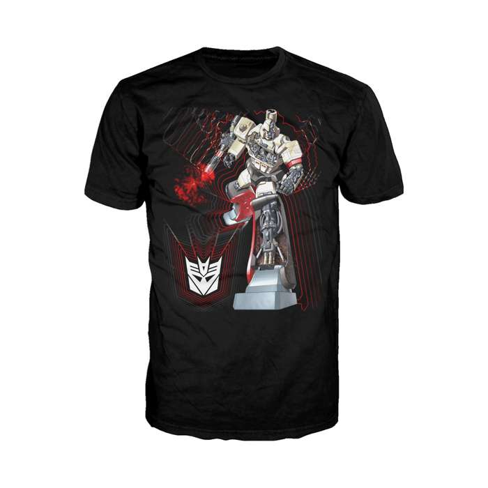 Transformers Megatron Cutaway Official Men's T-shirt (Black) - Urban Species