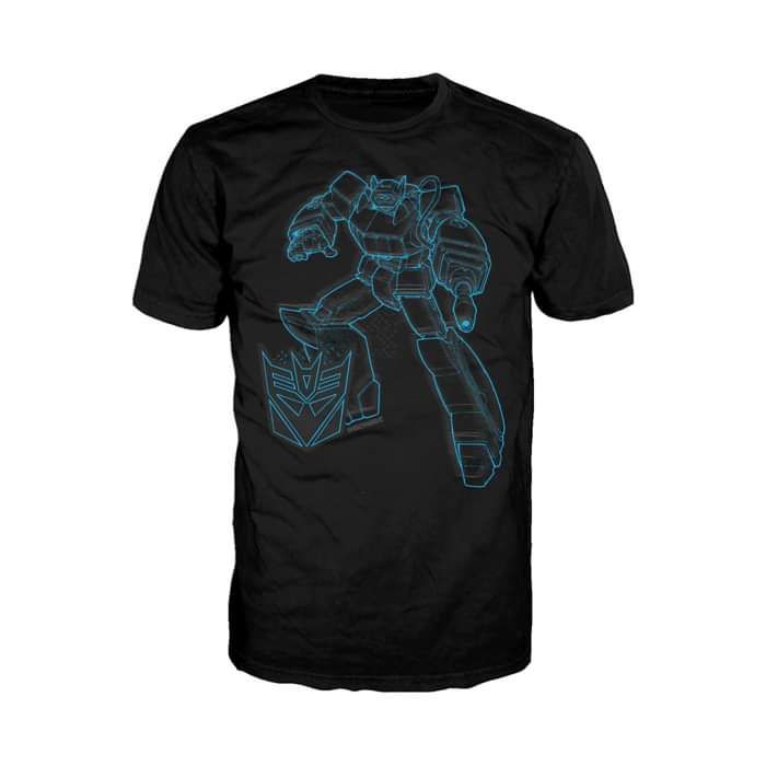 Transformers Shockwave Blueprint Official Men's T-shirt (Black) - Urban Species