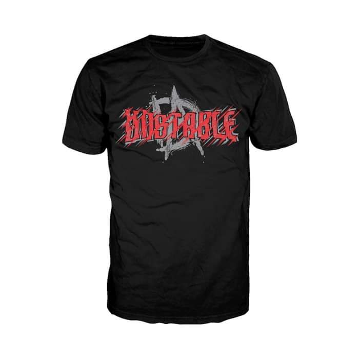 WWE Dean Ambrose Logo Stencil Official Men's T-shirt (Black) - Urban Species