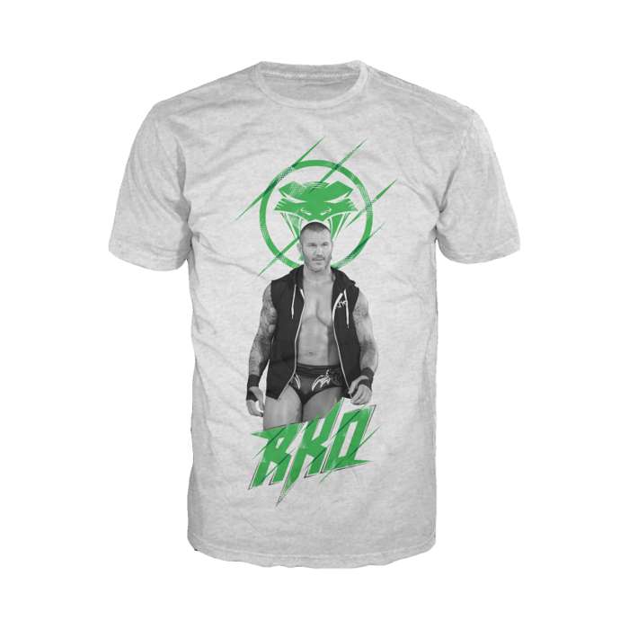 WWE Randy Orton RKO King Snake Official Men's T-shirt (Heather Grey) - Urban Species