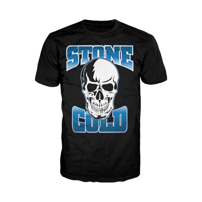 WWE Stone Cold Steve Austin Logo Official Men's T-shirt Black - Urban Species