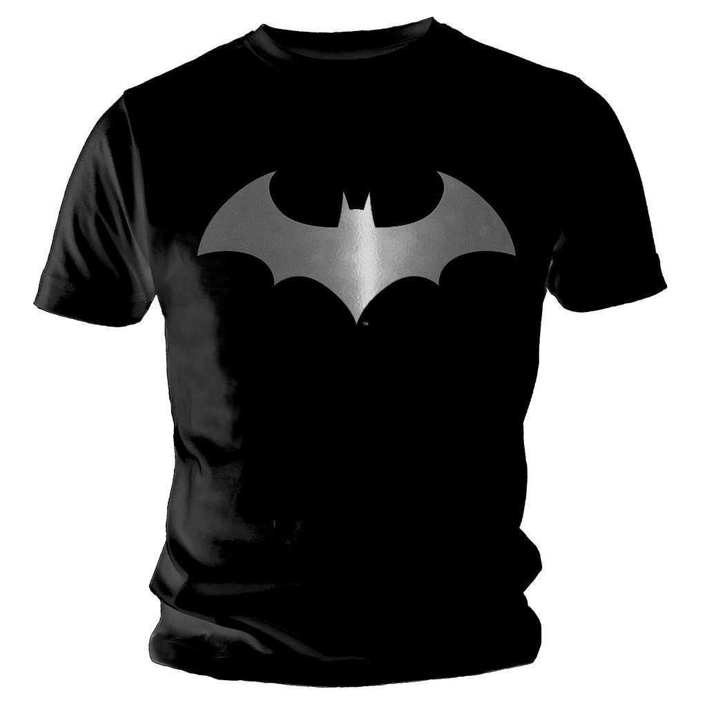 DC Comics Batman Logo Classic Metallic Official Men's T-shirt (Black) -  Urban Species