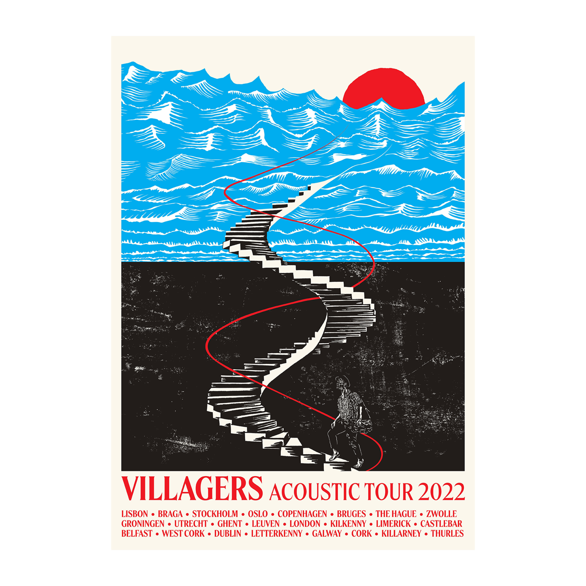 Acoustic Tour Poster 2022 Villagers
