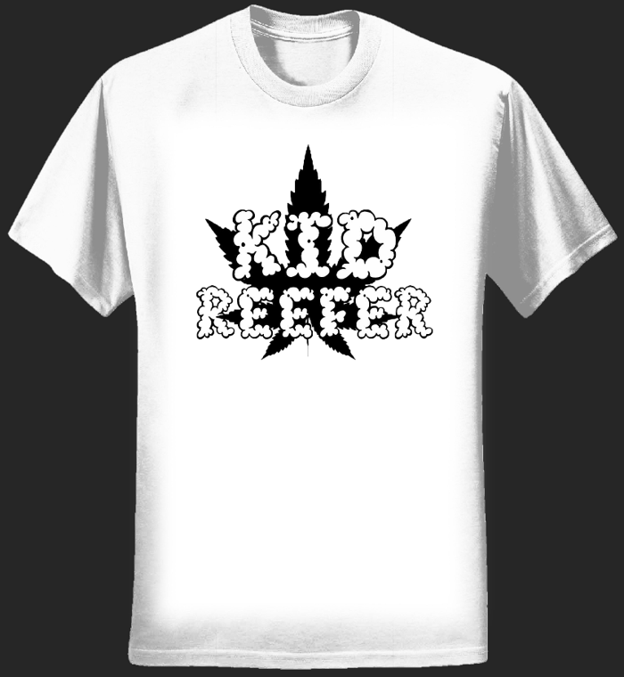 Kid Reefer Mens: Heavy Cotton t-shirt - Vision & Vitality Entertainment