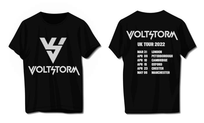 Mind Control Tour UK - Silver T-shirt - Medium - Voltstorm