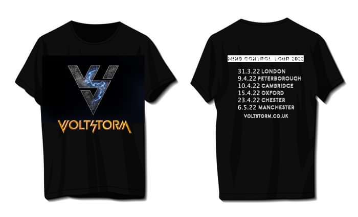Mind Control UK Tour T-shirt Large - Voltstorm